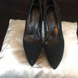 Theyskens’ theory, Black, platform pump, size 8.5